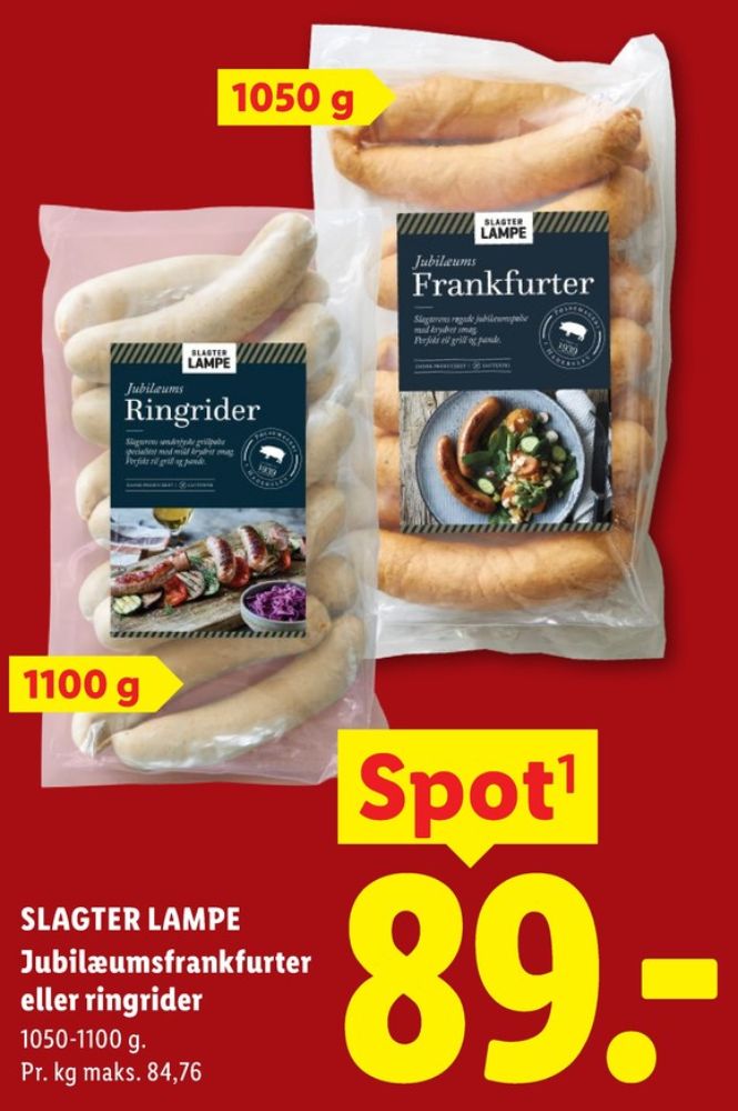 Slagter Lampe, Ringriderpølser