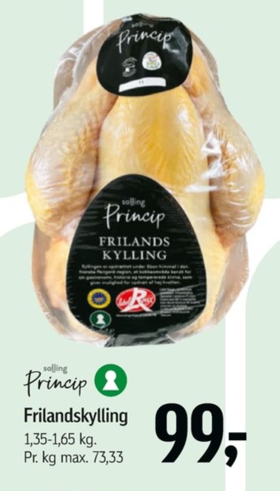 Salling Princip, Kylling
