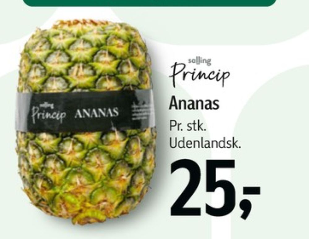 Salling Princip, Ananas