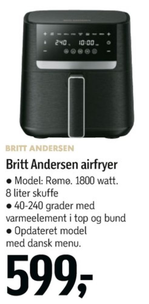 Britt Andersen, Airfryer