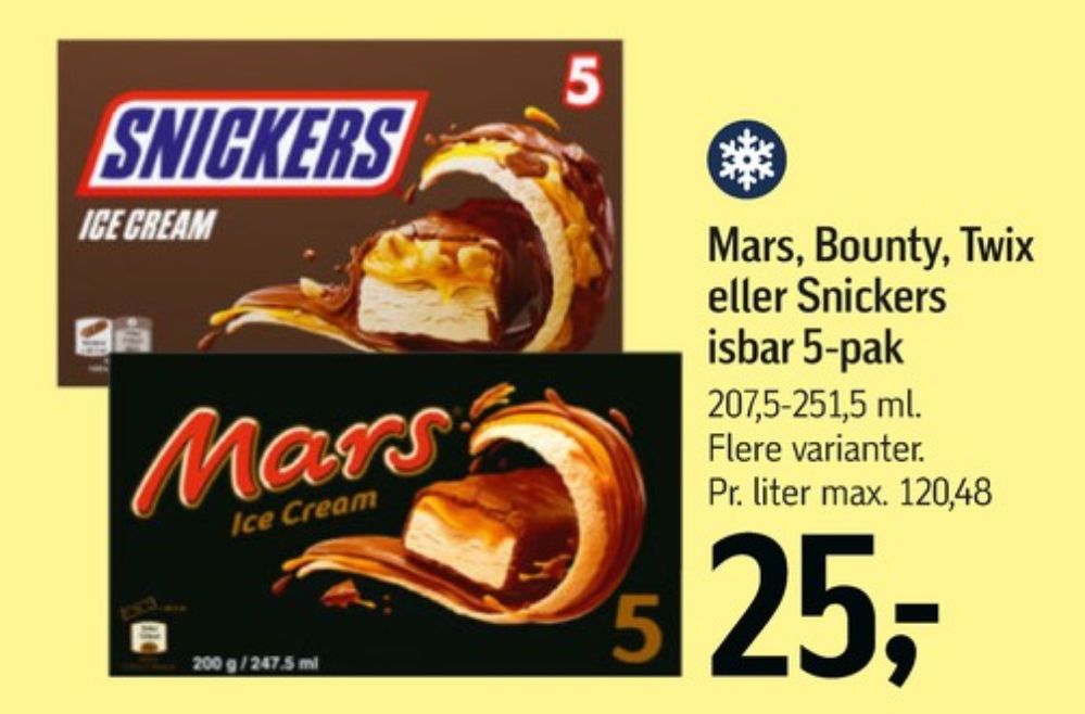 Snickers, Issnack