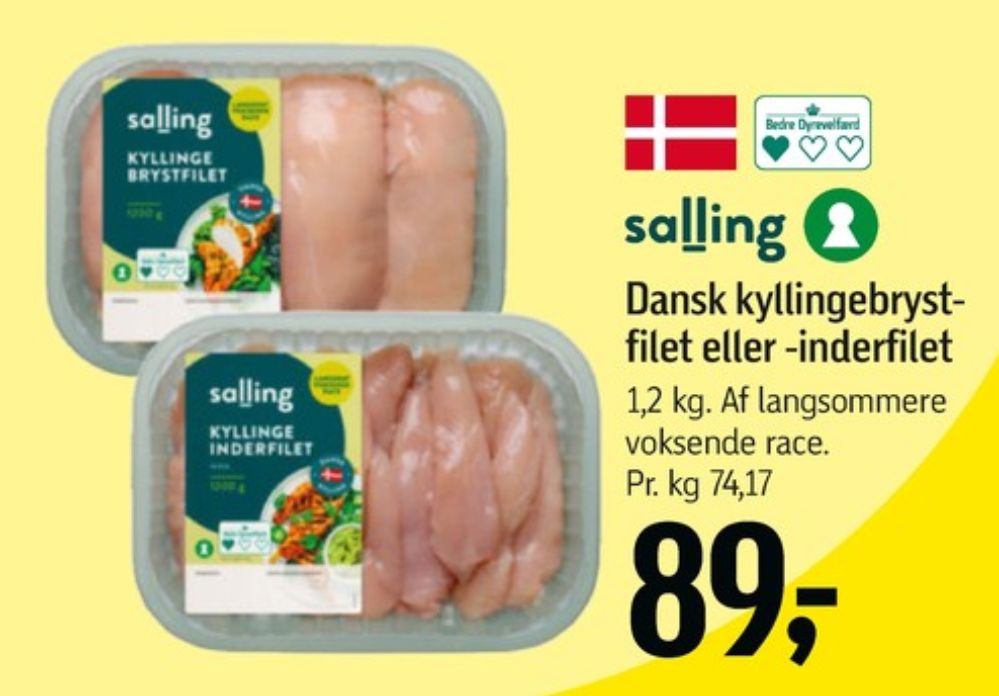 Salling, Kyllingeinderfileter