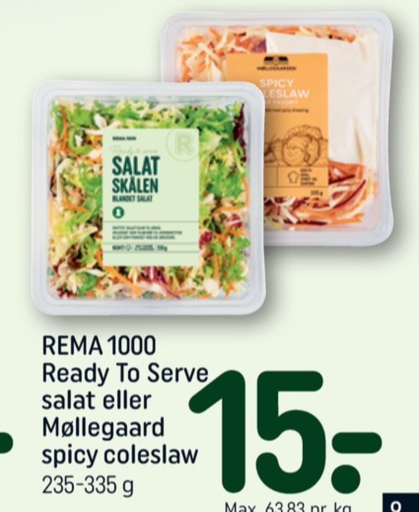 Rema 1000, Salatblanding