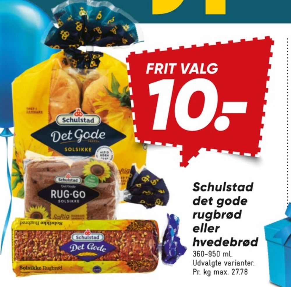 Schulstad Det Gode, Solsikkerugbrød