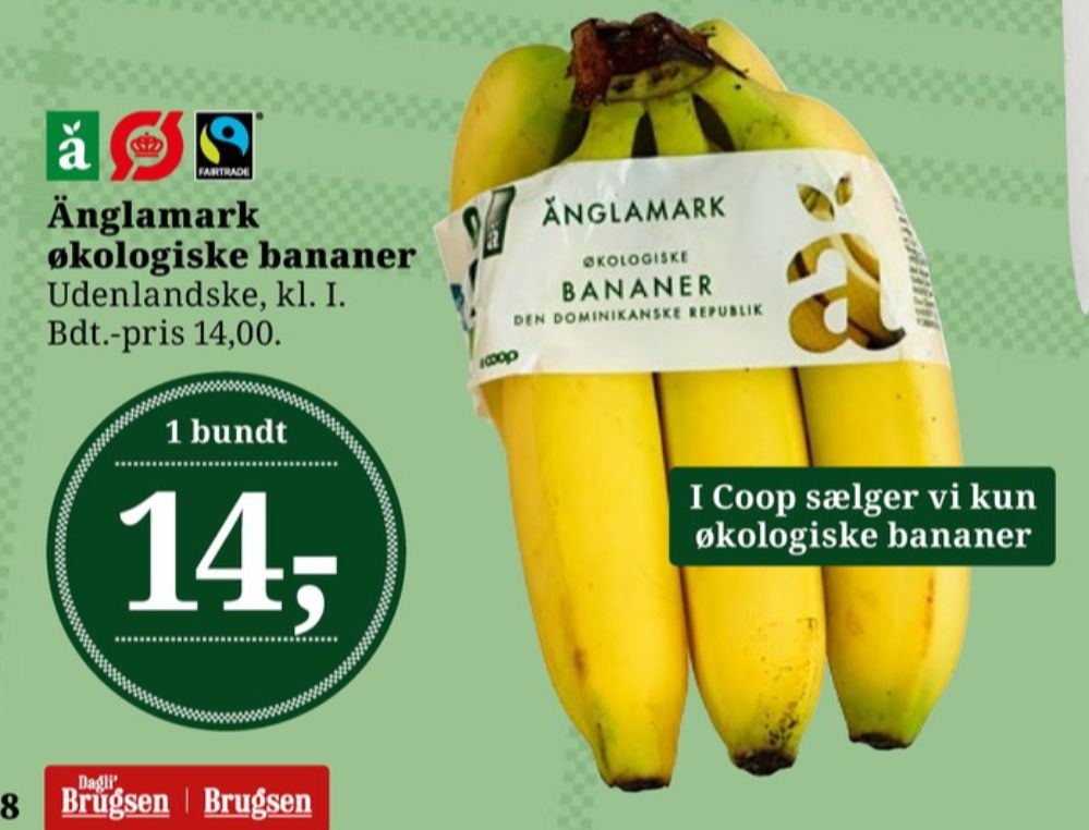 Änglamark, Bananer