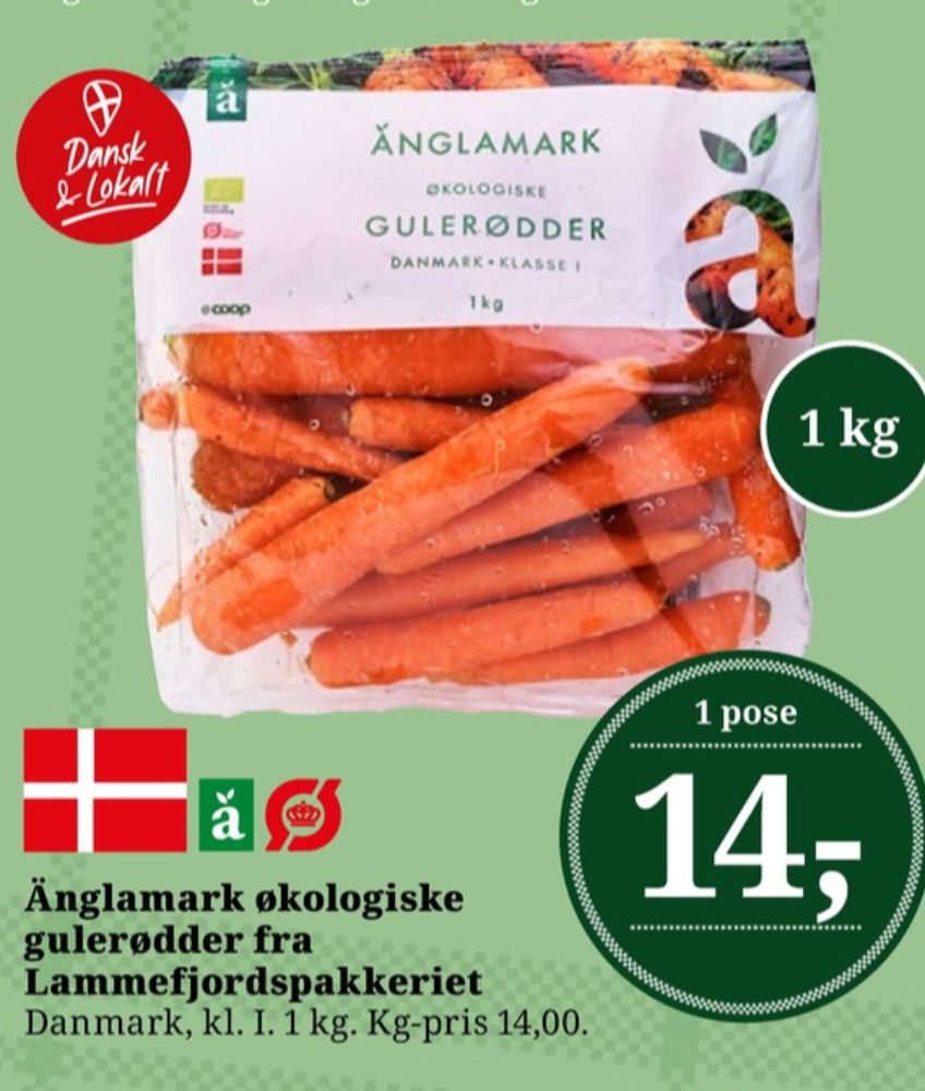 Änglamark, Gulerødder