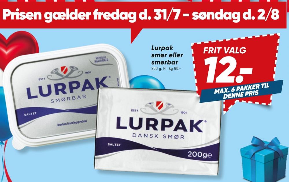 Lurpak, Smørbar