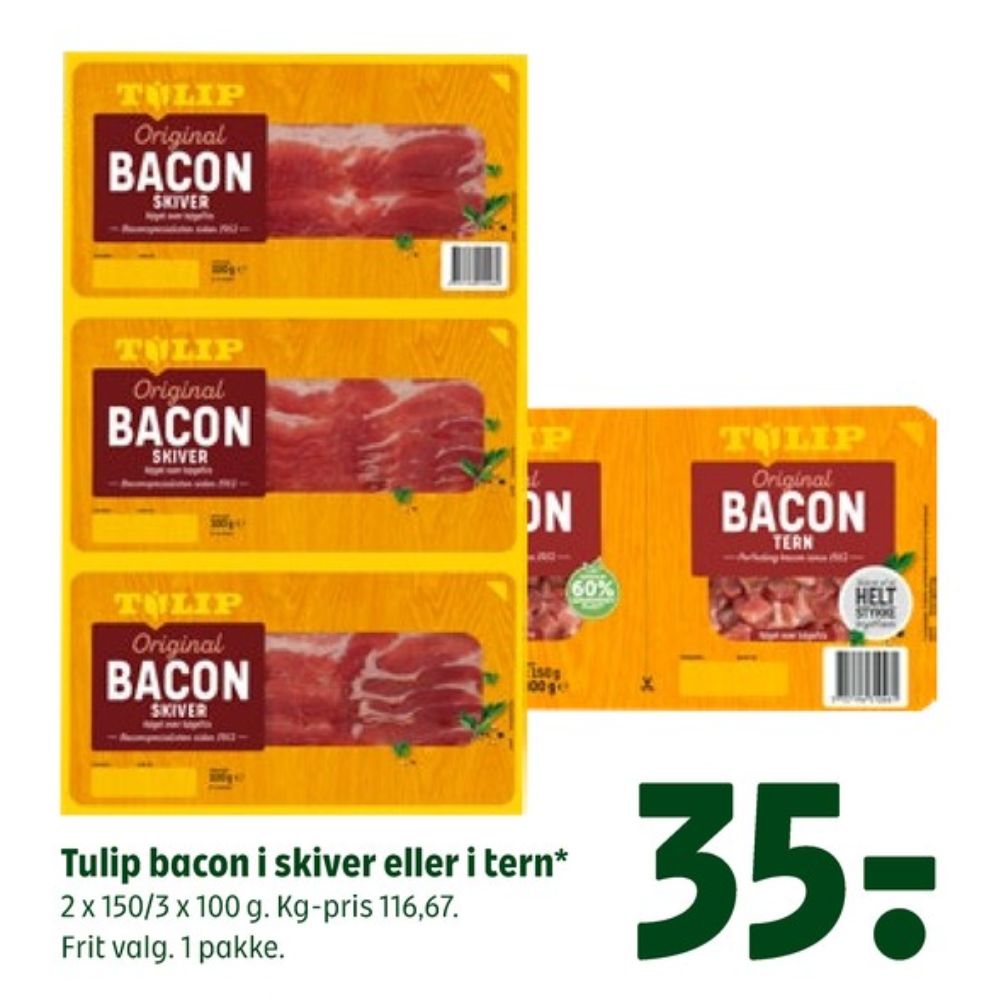 Tulip, Baconskiver