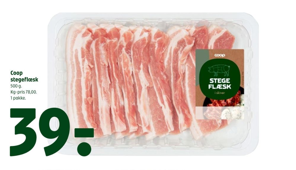 Coop, Flæsk i skiver