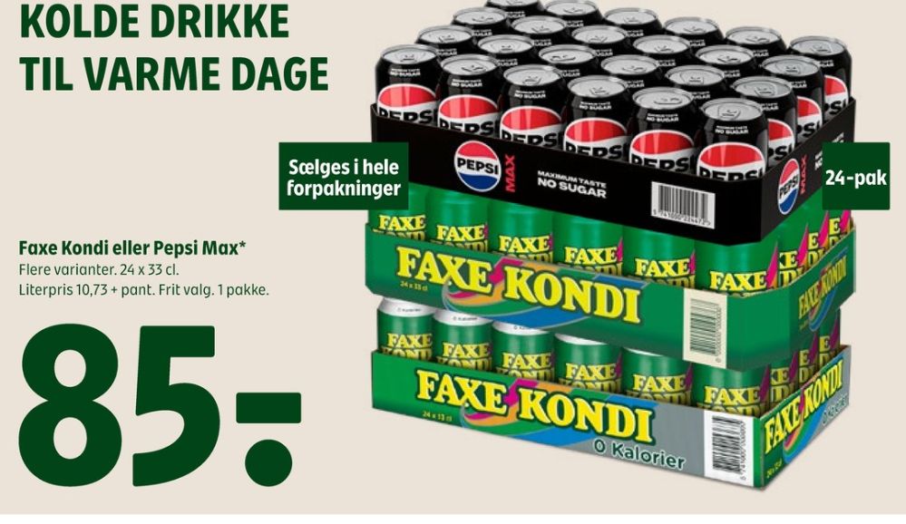 Pepsi Max, Cola 24 pk.