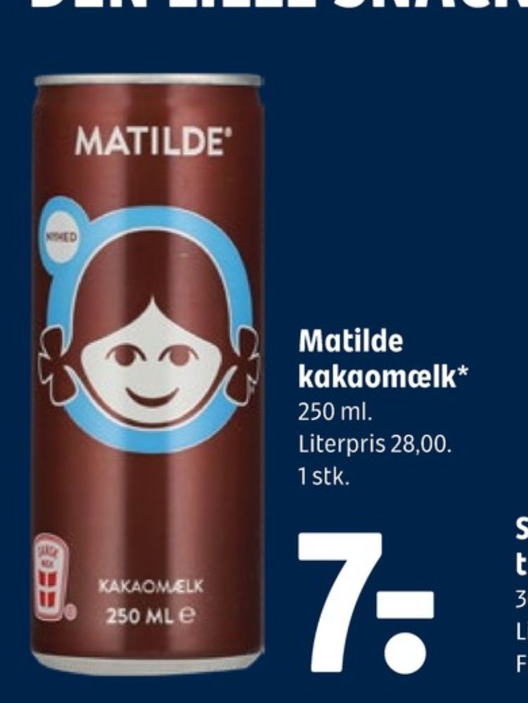 Matilde, Kakaomælk
