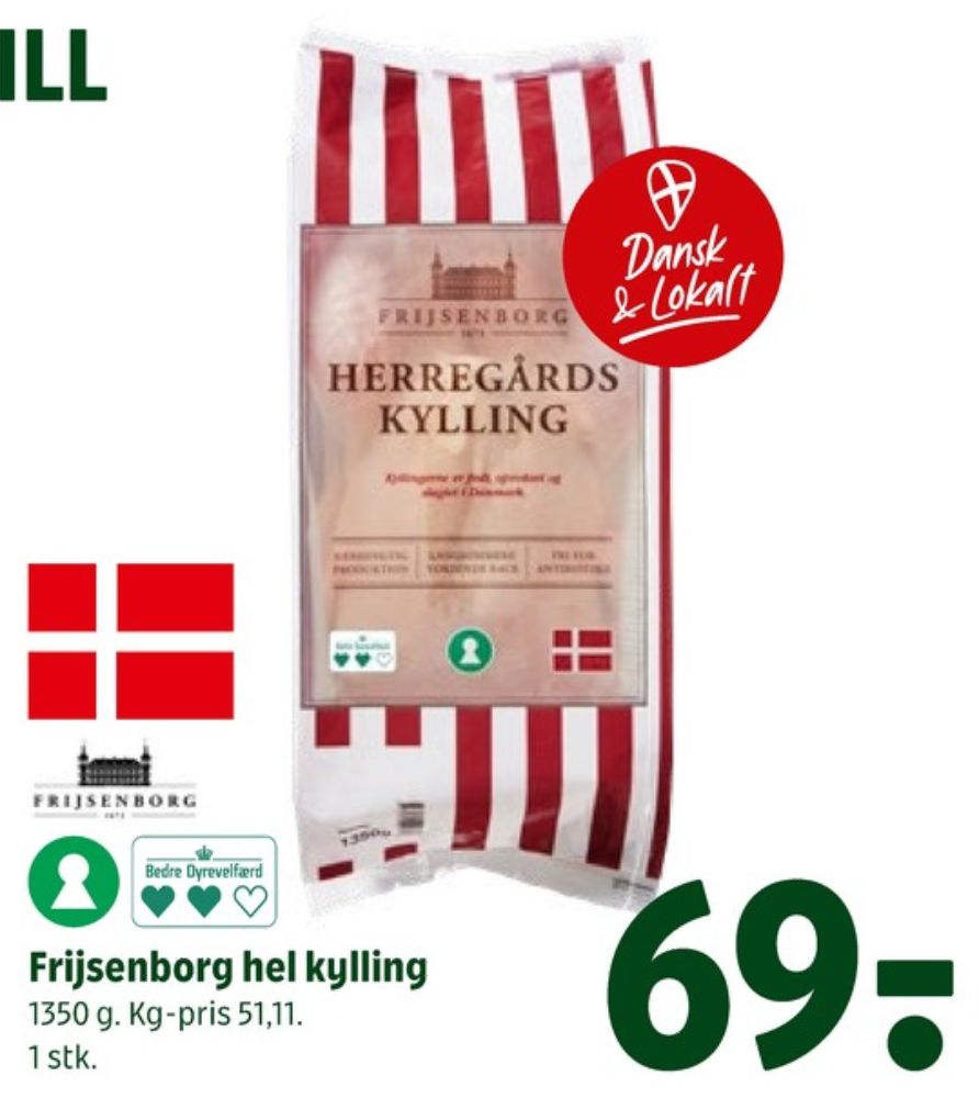 Frijsenborg, Kylling
