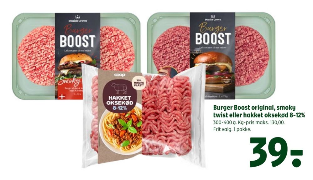 Coop, Hakket oksekød 8-12%