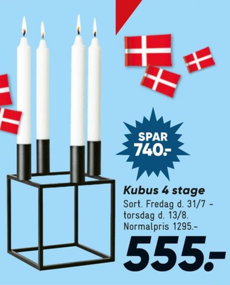 Kubus, Lysestage