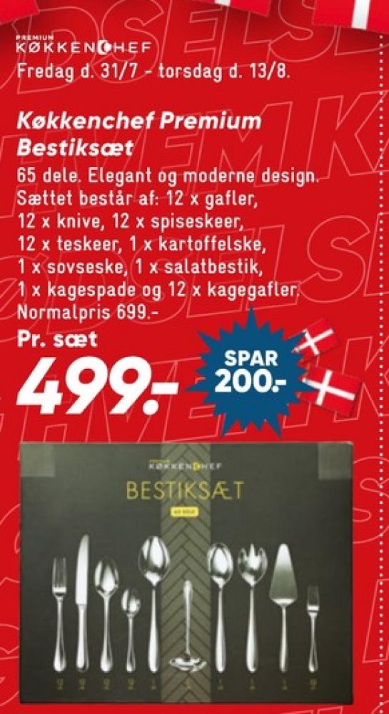 KøkkenChef, Bestik