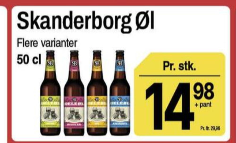 Skanderborg Bryghus Deleøl, Øl - Alkoholfri