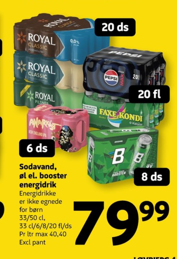 Pepsi Max, Cola 20 pk