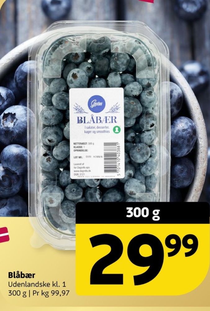 Gestus, Blåbær