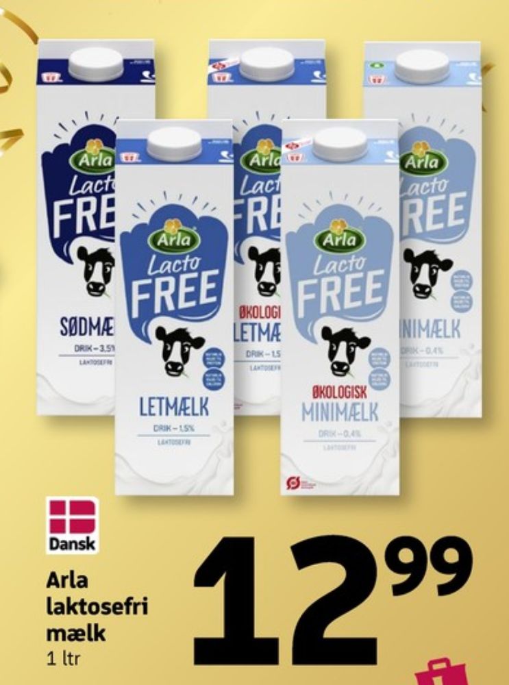 Arla Lacto FREE, Sødmælk