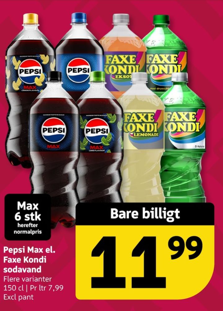 Pepsi Max, Cola