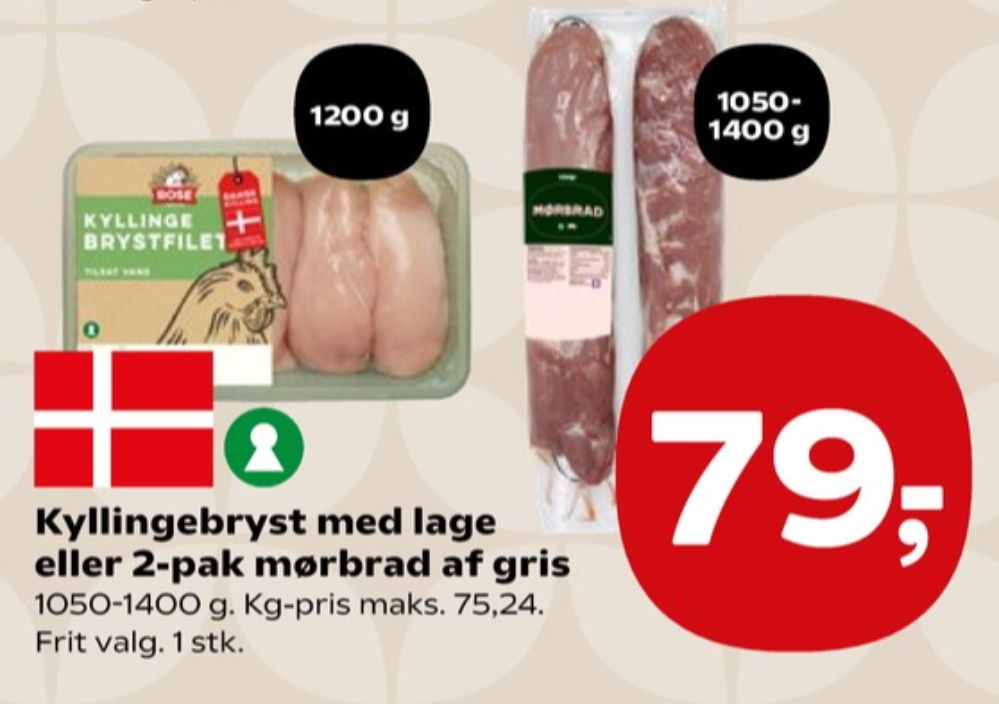 Rose, Kyllingebrystfilet