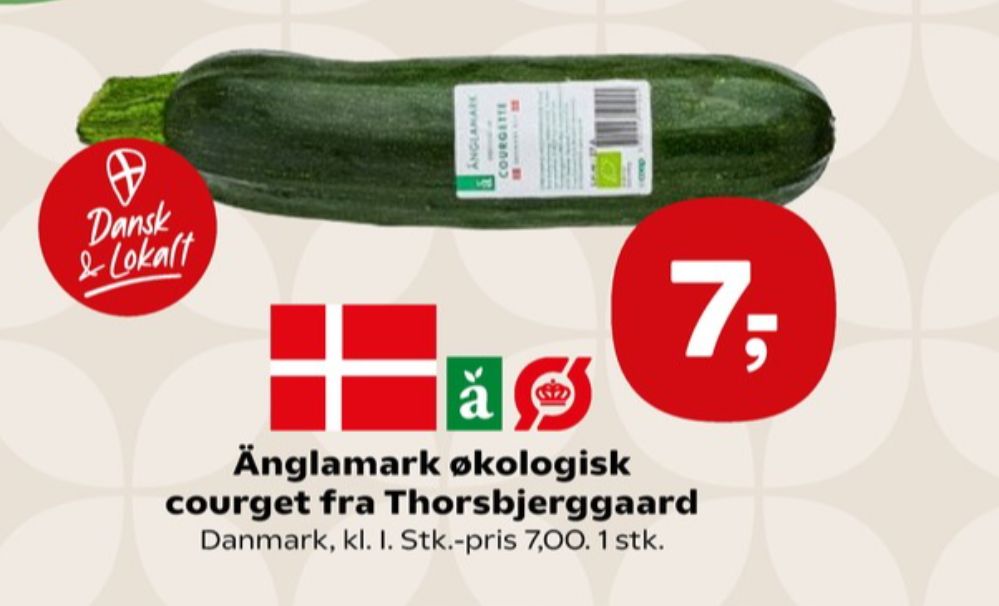 Änglamark, Courgetter