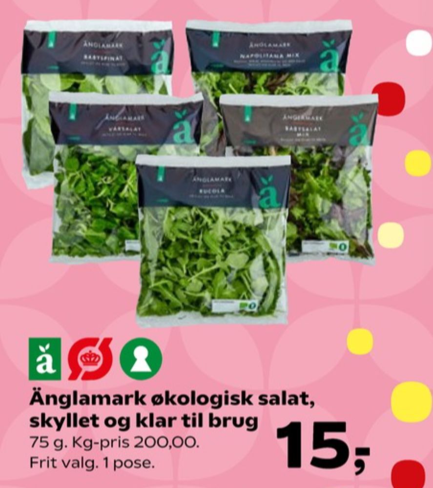 Änglamark, Salat