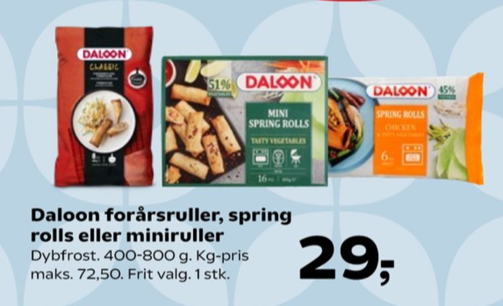 Daloon, Classic Forårsruller