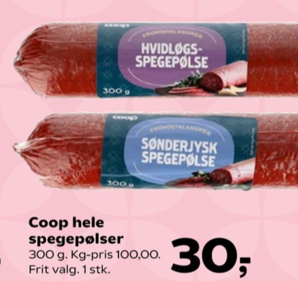 Coop, Sønderjysk Spegepølse