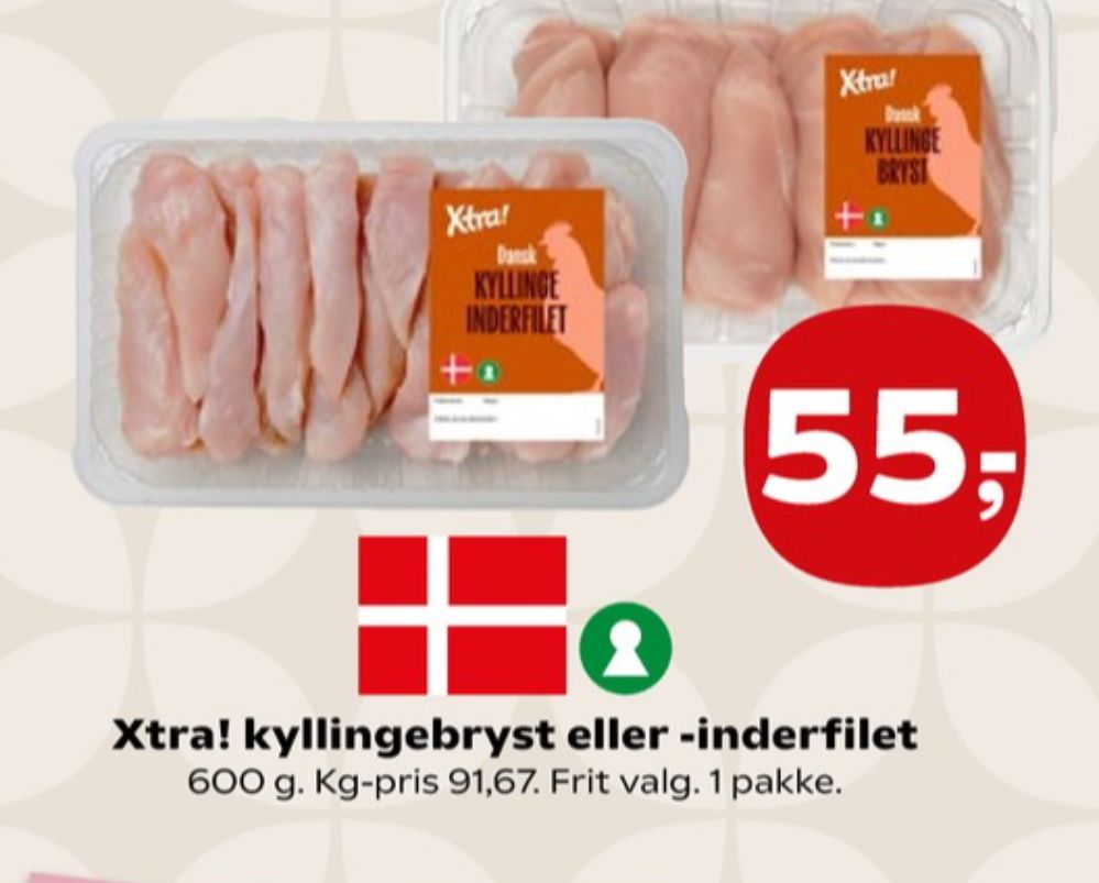 Xtra, Kyllingebrystfilet