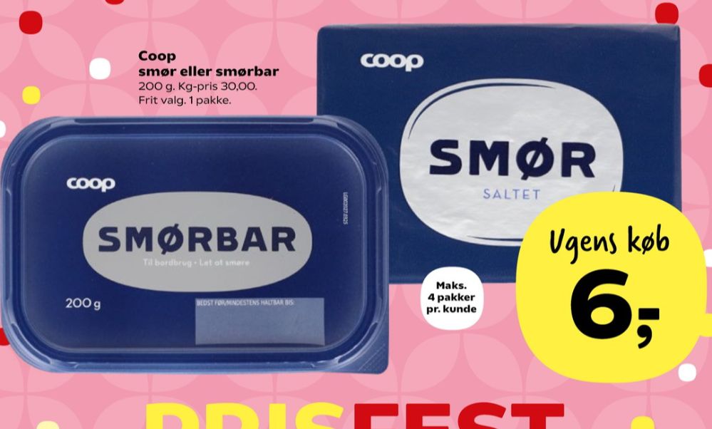 Coop, Smør