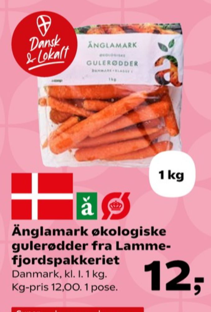 Änglamark, Gulerødder