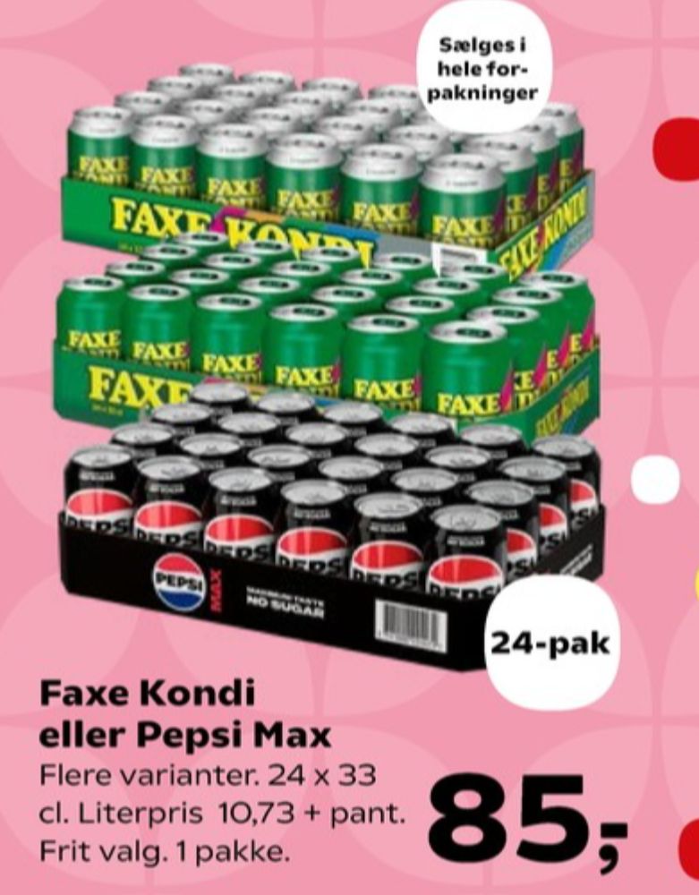 Pepsi Max, Cola 24 pk.