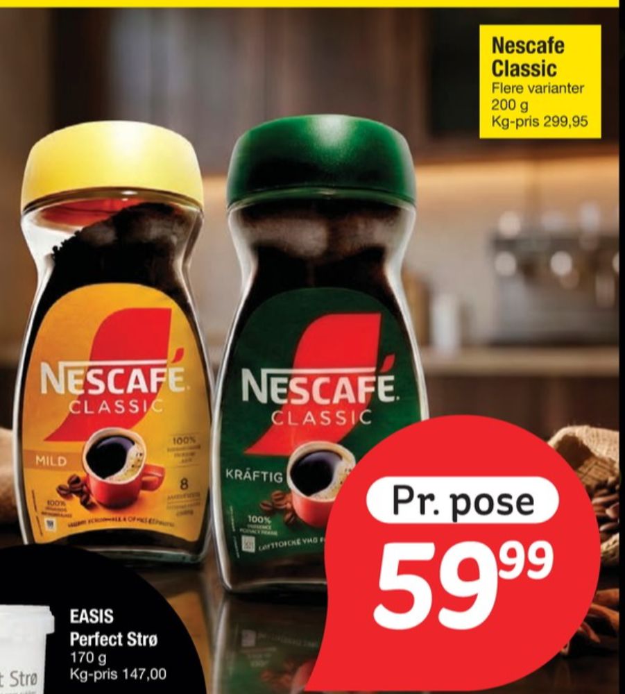 Nescafe Crema, Instant Kaffe