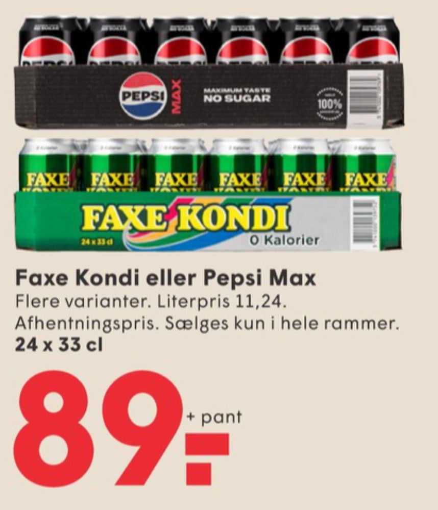 Pepsi Max, Cola 24 pk.