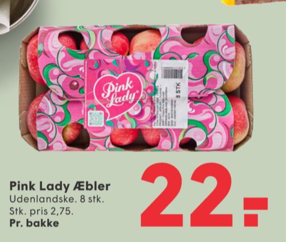Pink lady, Æbler