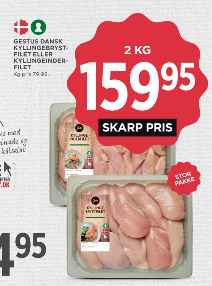 Gestus, Kyllingebrystfilet