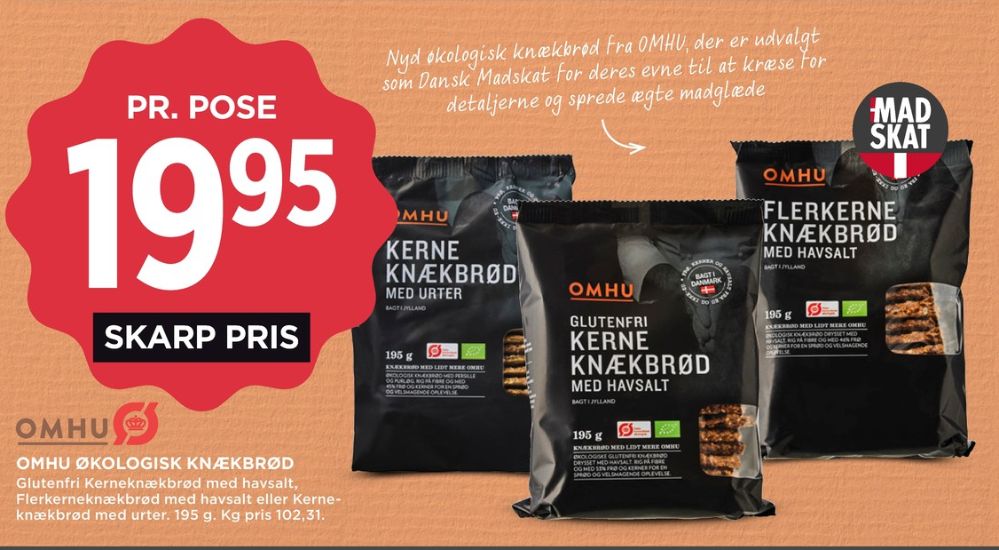 OMHU, Kerneknækbrød med Urter