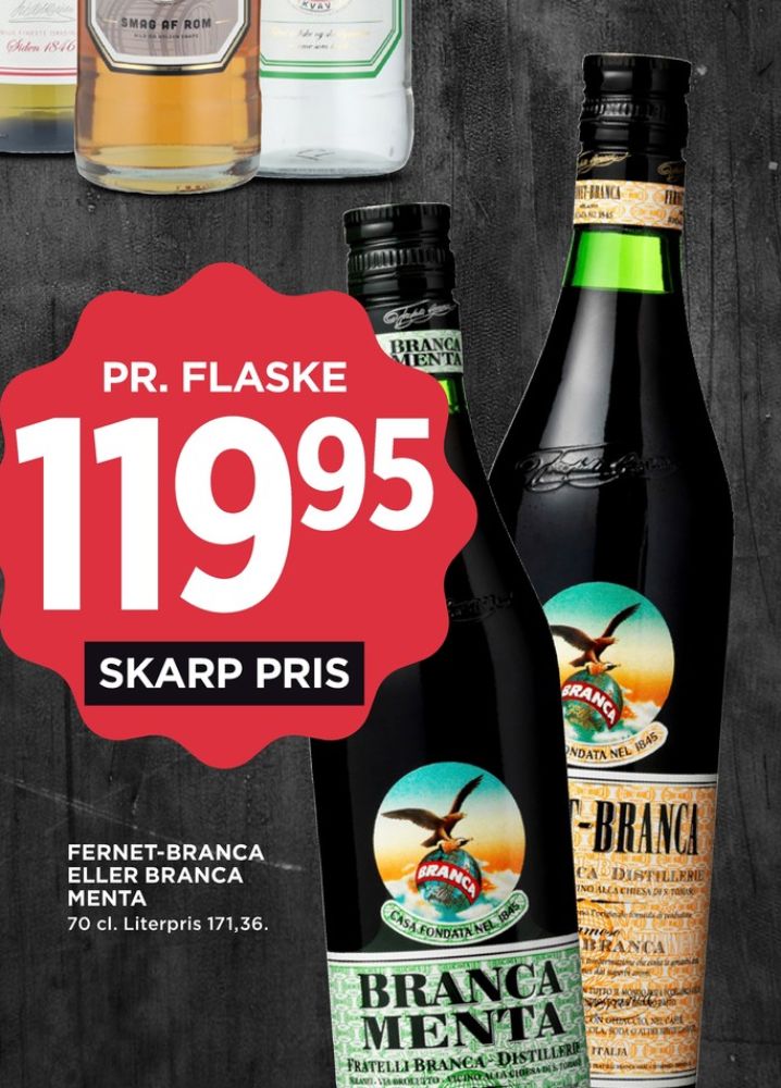 Fernet Branca Brancamenta, Bitter