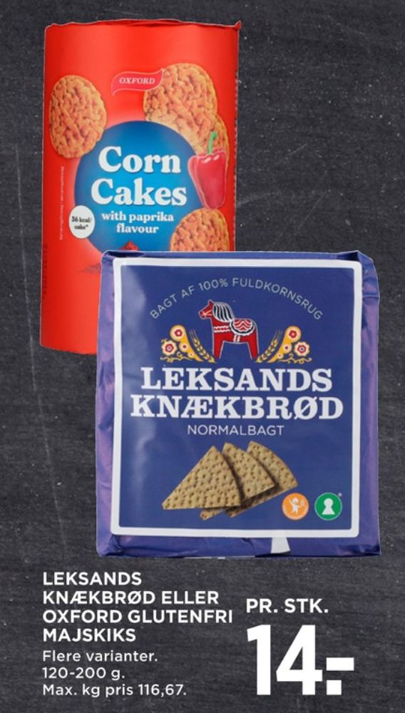 Leksands, Normalbagt knækbrød