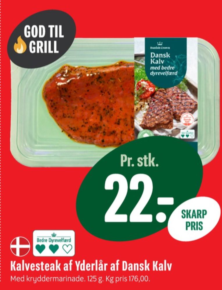 Danish Crown, Kalvesteaks