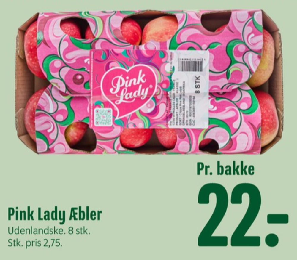 Pink lady, Æbler
