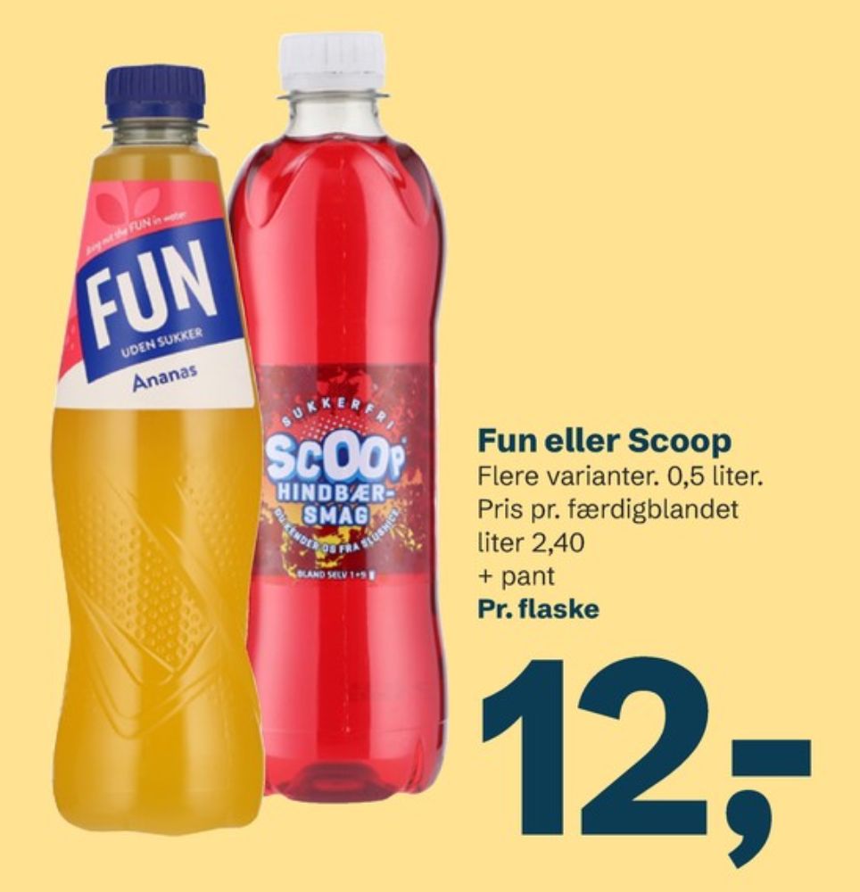 Scoop, Hindbærsmag Læskedrik 