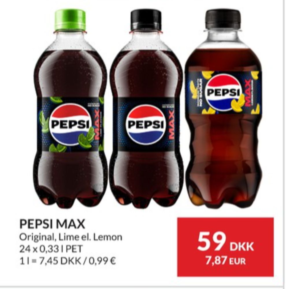 Pepsi Max Lime, Cola 24 pk.