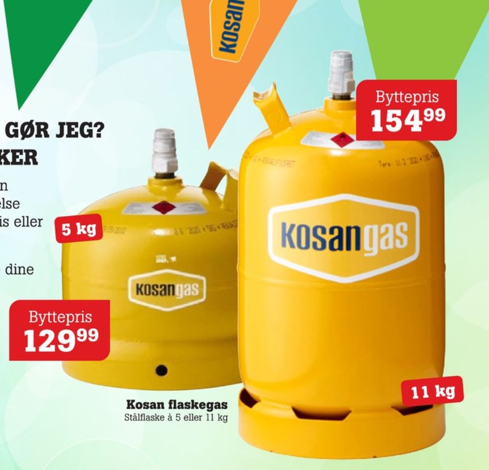 Kosan, Gasflaske