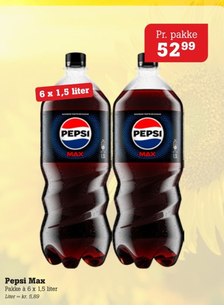 Pepsi Max, Cola 6 pk.