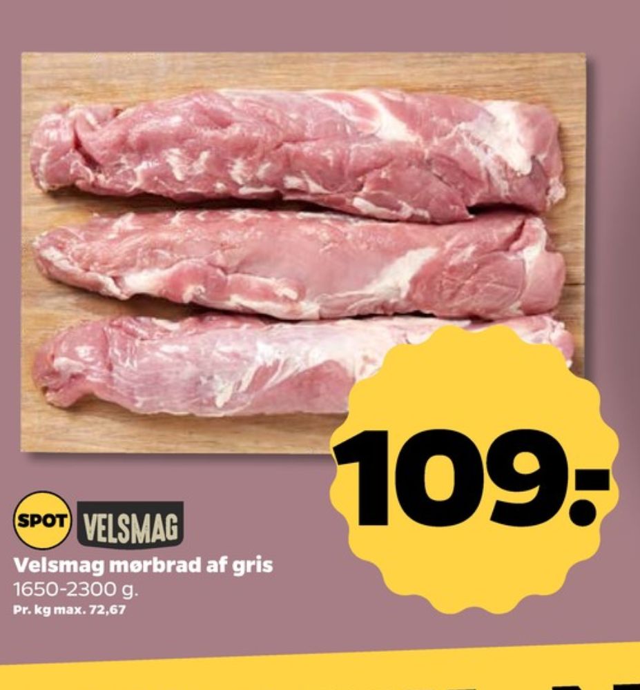Velsmag, Grisemørbrad