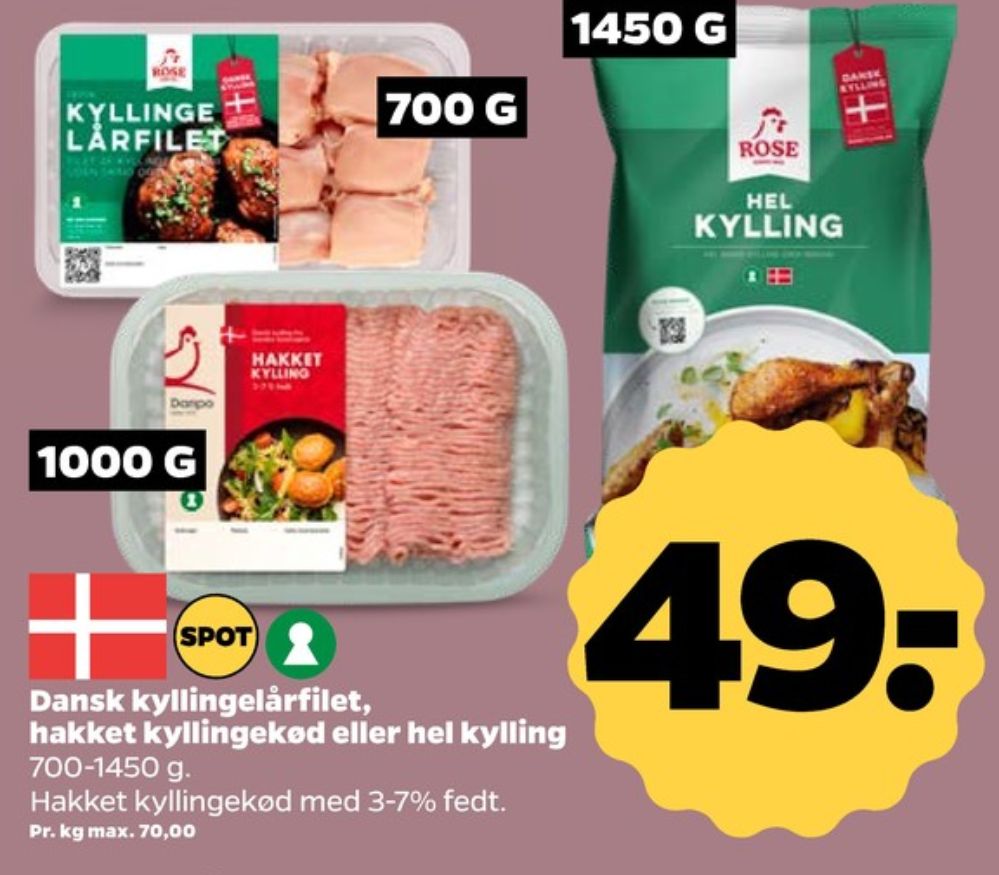 Rose, Kylling