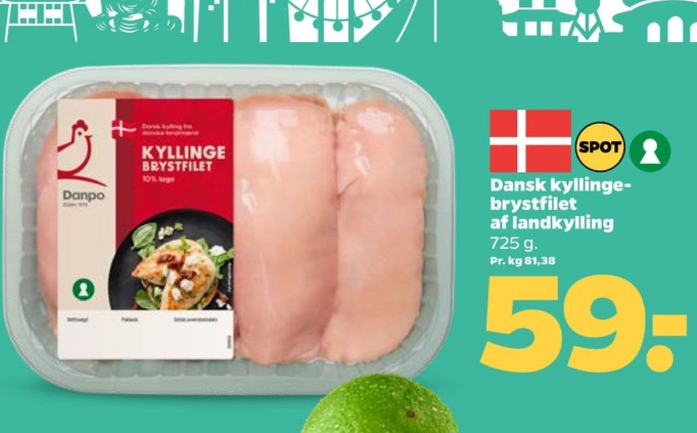 Danpo, Kyllingebrystfilet