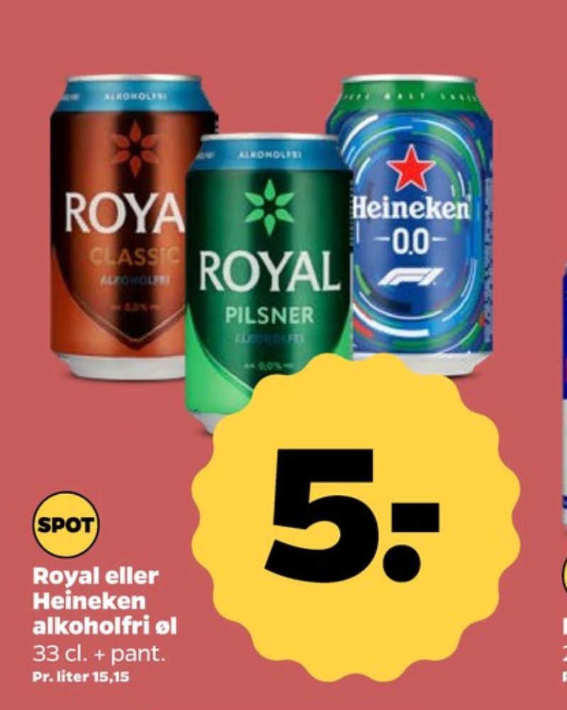 Heineken 0,0, Øl - Alkoholfri